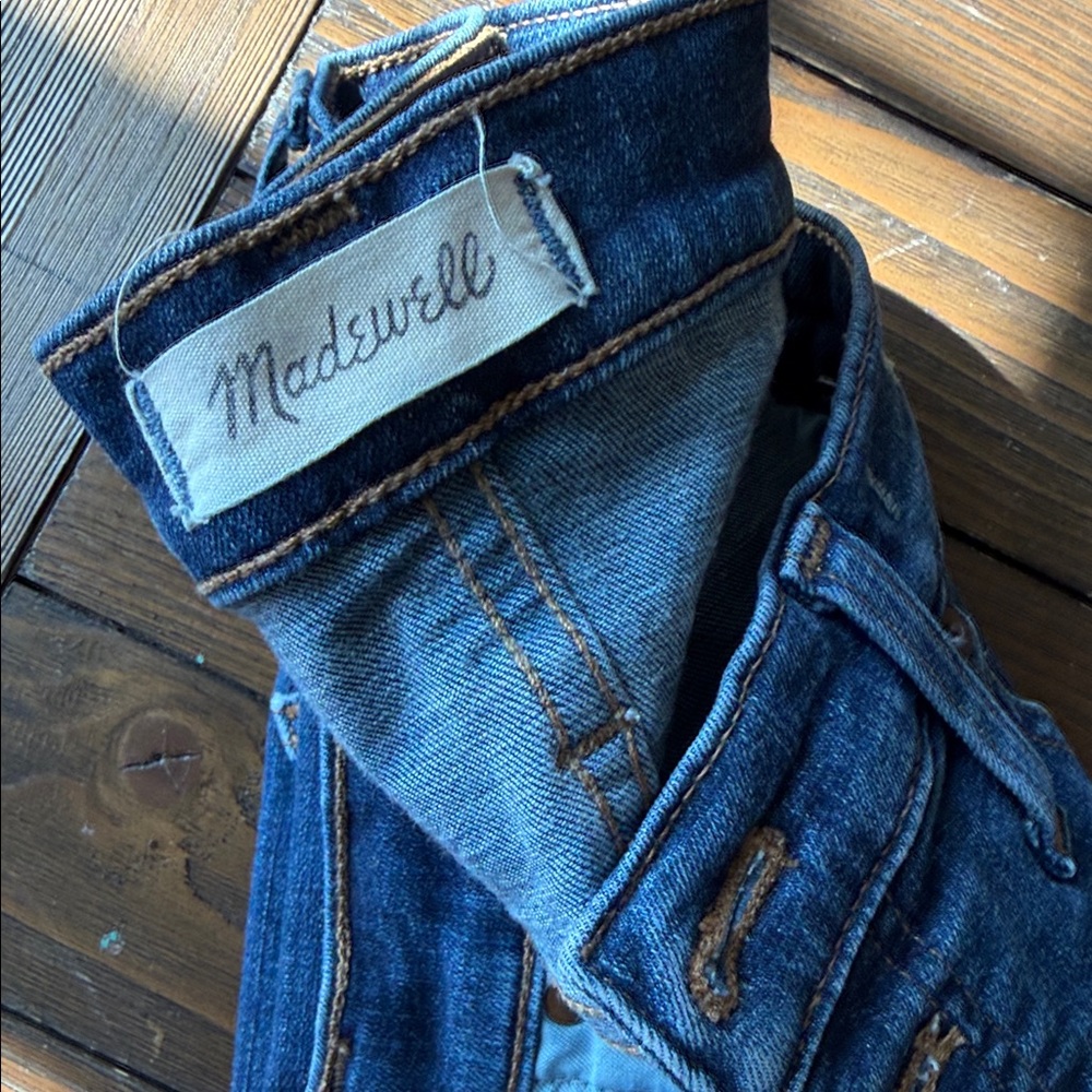 Madewell Blue Denim Jeans high rise skinny size 30